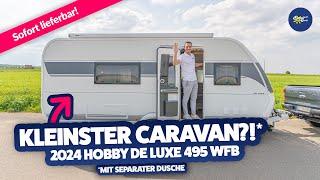 NEU: 2024 Hobby De Luxe 495 WFB  | Caravan | Test & Kaufberatung - Camperland Bong