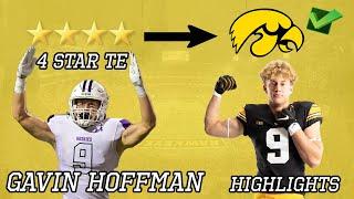 Incoming Iowa 4 STAR TE Gavin Hoffman Highlights