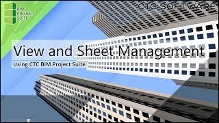 View and Sheet Management with BIM Project Suite