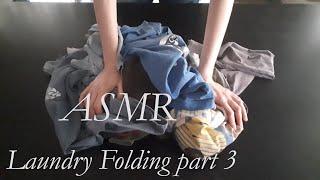 ASMR Laundry Folding, Part Three (no talking)