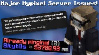 Major Hypixel Server Issues! Heavy Latency / Ping Problems! (Hypixel Skyblock News!)