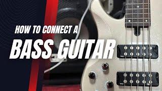 How to Connect a Bass Guitar to your PA System