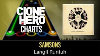 Samsons - Langit Runtuh | Clone Hero / Guitar Band Indonesia