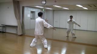 太極拳　24式太極拳【鏡】（解説誘導）簡化２４式太極拳　24 Forms Tai Chi Chuan　竹内健二　竹内太極拳