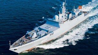 Russian Frigate Admiral Gorshkov Conducted Exercise in the Atlantic Ocean