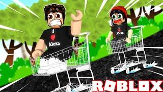 ROBLOX SHOPPING CART OBBY WITH ALEXA!