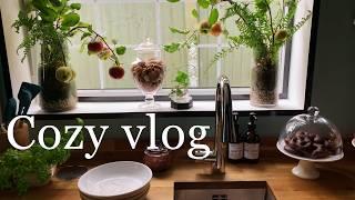 Cozy Misty Autumn Morning  Healthy Breakfast & Simple Life ASMR | English Cottage Kitchen & Garden