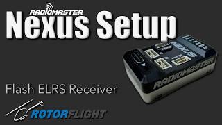 Radiomaster Nexus • Flash ELRS Receiver via Rotorflight