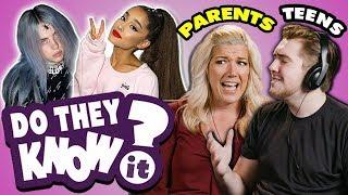 Do Parents Know Their Teens' Favorite 2018 Songs? | React: Do They Know It?