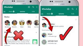 How To Change whatsapp Status style To Vertical in whatsapp latest update(horizon style to vertical)