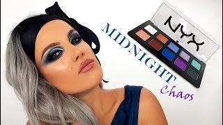 NYX MIDNIGHT CHAOS PALETTE TUTORIAL ∣ Ivana Beauty Artist