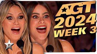 America's Got Talent 2024 ALL AUDITIONS | Week 3