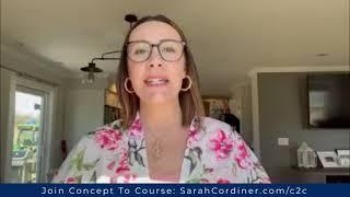 Concept To Course with Sarah Cordiner - Client Feedback Testimonial