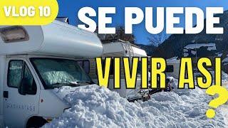 ¡Esto es lo que pasa cuando vives ENTERRADO en la NIEVE con una Furgoneta CAMPER!Vall d'Aran