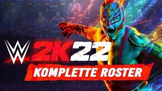 WWE 2K22 - das KOMPLETTE Roster (Deutsch/German) || Paraflow