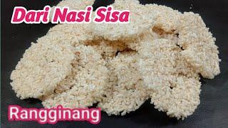 Ranginang dari nasi sisa | cara bikinnya simple | untuk ide jualan