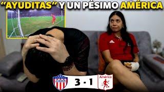 ¡CON AYUDITAS! Reacciones al Junior de Barranquilla 3 vs América de Cali 1 | Liga Betplay 2024 II