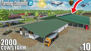 Building a NEW 15000 COWS FARM | 2000 Cows Farm Ep.10 | Farming Simulator 22