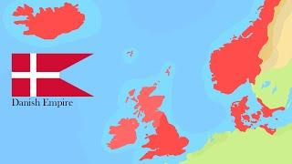 The new North Sea Empire - alt history mapping