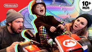 REAL LIFE MARIO KARTS ️ @AforAdley Mario Kart 8 Deluxe Challenge | @playnintendo