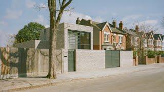 Fletcher Crane Architects creates compact brick house on former garage site