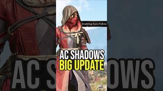 We Got The First Big Assassin's Creed Shadows Update... (AC Shadows Update)