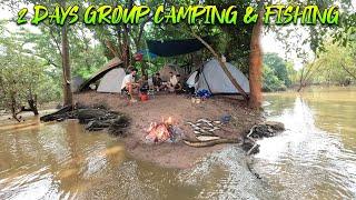 The Unexpected ADVENTURE of Group Camping on a Flooded River Bank