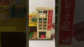 Vintage Fisher Price Play Family Action Garage