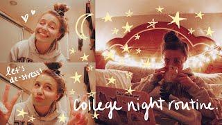 my *relaxing* college night routine (2020)