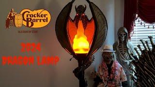 Cracker Barrel 2024 Dragon Lamp Halloween Decoration Unboxing and Review