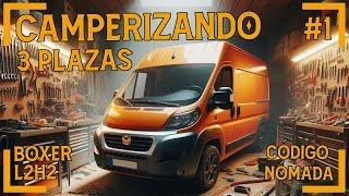 🟢CAMPERIZANDO UNA BOXER PARA 3 PLAZAS | CAMA FIJA + CAMA CONVERTIBLE | DUCHA COMPLETA | BOXER L2H2