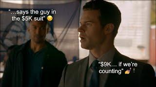 Elijah loving his suits for 1 minute straight