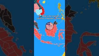 What if Malaysia  died   reaction from different countries #shorts #countryballs