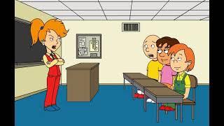 Caillou Skips School to go to Chuck E Cheese for the 3rd time/Arrested