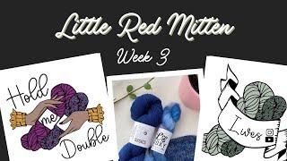 LIVE! Little Red Mitten - Hold Me Double 2022 KAL Week 3