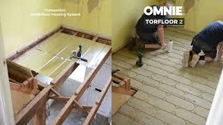 Our new TorFloor 2 Underfloor Heating System vs. a competitor system.