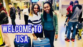 TRAVELlNG FROM KENYA TO USA /PICKING MY SISTER FROM THE AIRPORT