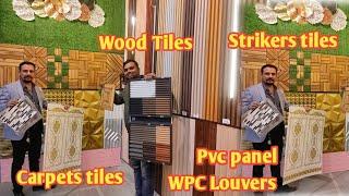Wood tiles, carpet tiles, flooring tiles, striker tiles, PVC panel, WPC louvers, artificial grass