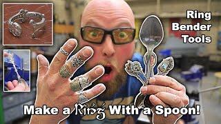 Make a Ring with a Spoon or Cutlery! - PepeTools Ring Bending Tool!