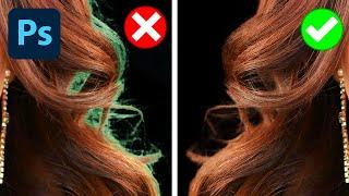 Photoshop Hacks: 2 Quick Techniques to Eliminate Hair Color Fringe!