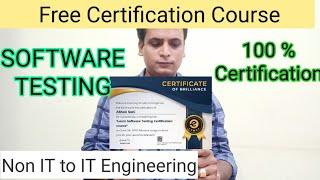 Free Course With certificate| Software testing