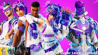 DIGITAL GHOST Super Level Skin Combos (Fortnite Battle Royale)