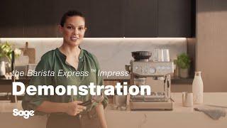 The Barista Express™ Impress | Third wave speciality coffee at your fingertips | Sage Appliances UK