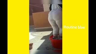 bbw ass Arabia #Routine bbw #Daily routine#