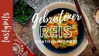 Bratreis mit Gemüse & Ei | So einfach machst Du den gebratenen Reis!