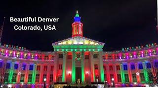 Beautiful Denver, Colorado, Christmas, New Year 2024 - 2025