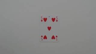 Vedeževanje z igralnimi kartami - SRČEVA PETICA