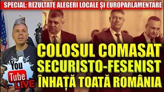 SPECIAL LIVE: Rezultate alegeri locale - europarlamentare. Iohannis: Cinism hidos. Hidra FSN domină