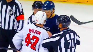 Matt Rempe Tom Wilson Fight Argument | New York Rangers vs Washington Capitals 2025 NHL Highlights