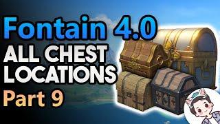 Fontaine 4.0 - 100% Exploration - All Chest Locations - Part 9: 129-142 - Genshin Impact